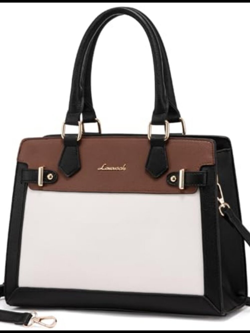 PU Leather Satchel Tote Shoulder Crossbody Handbag